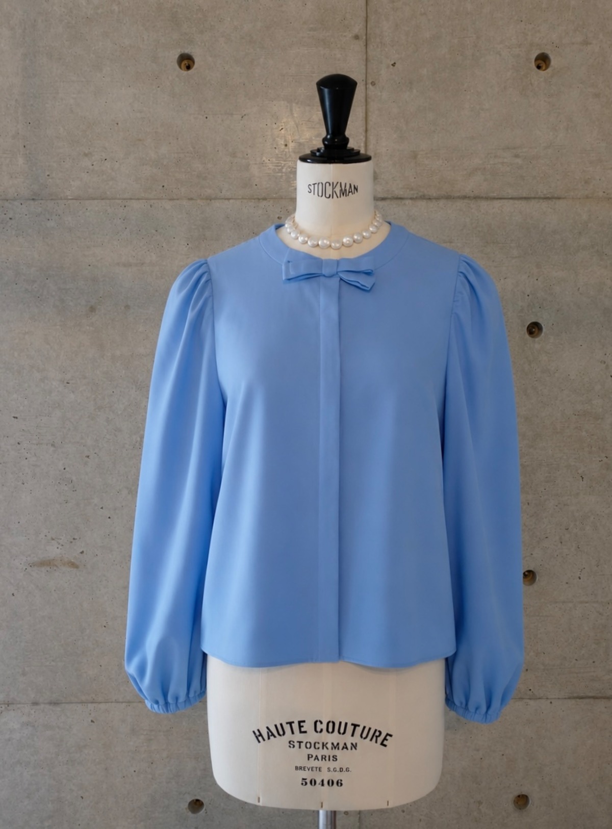 W-Gauze blouse/Blue | J.N.Hearts