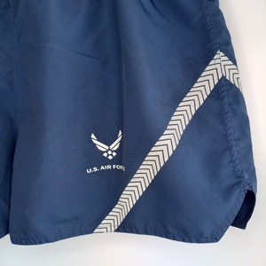 アメリカ軍 U.S.AIR FORCE PTU ミリタリー ナイロンショーツ　L