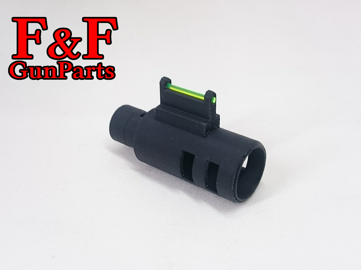 KJworks RugerMK1対応 集光フロントサイト付コンペンセイター