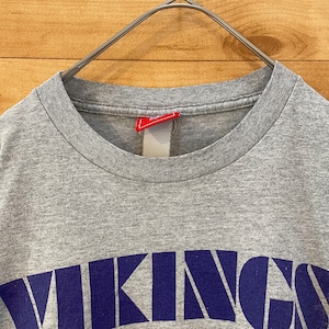 【NFL】Minnesota Vikings Tシャツ ミネソタバイキングス XL ビッグサイズ バックプリント US古着