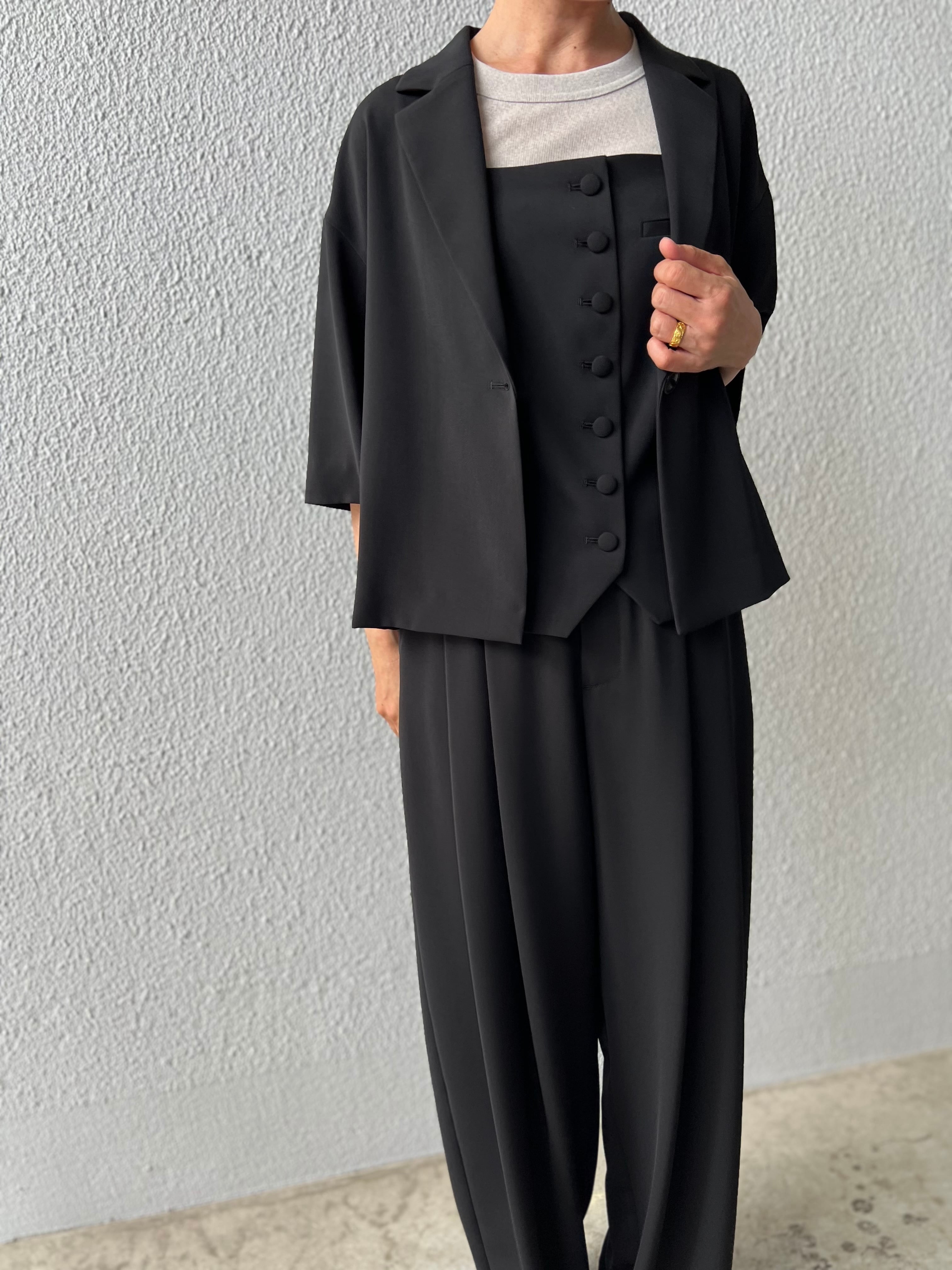 【PASSIONE】3ピース可 テーラードショートジャケット 536401