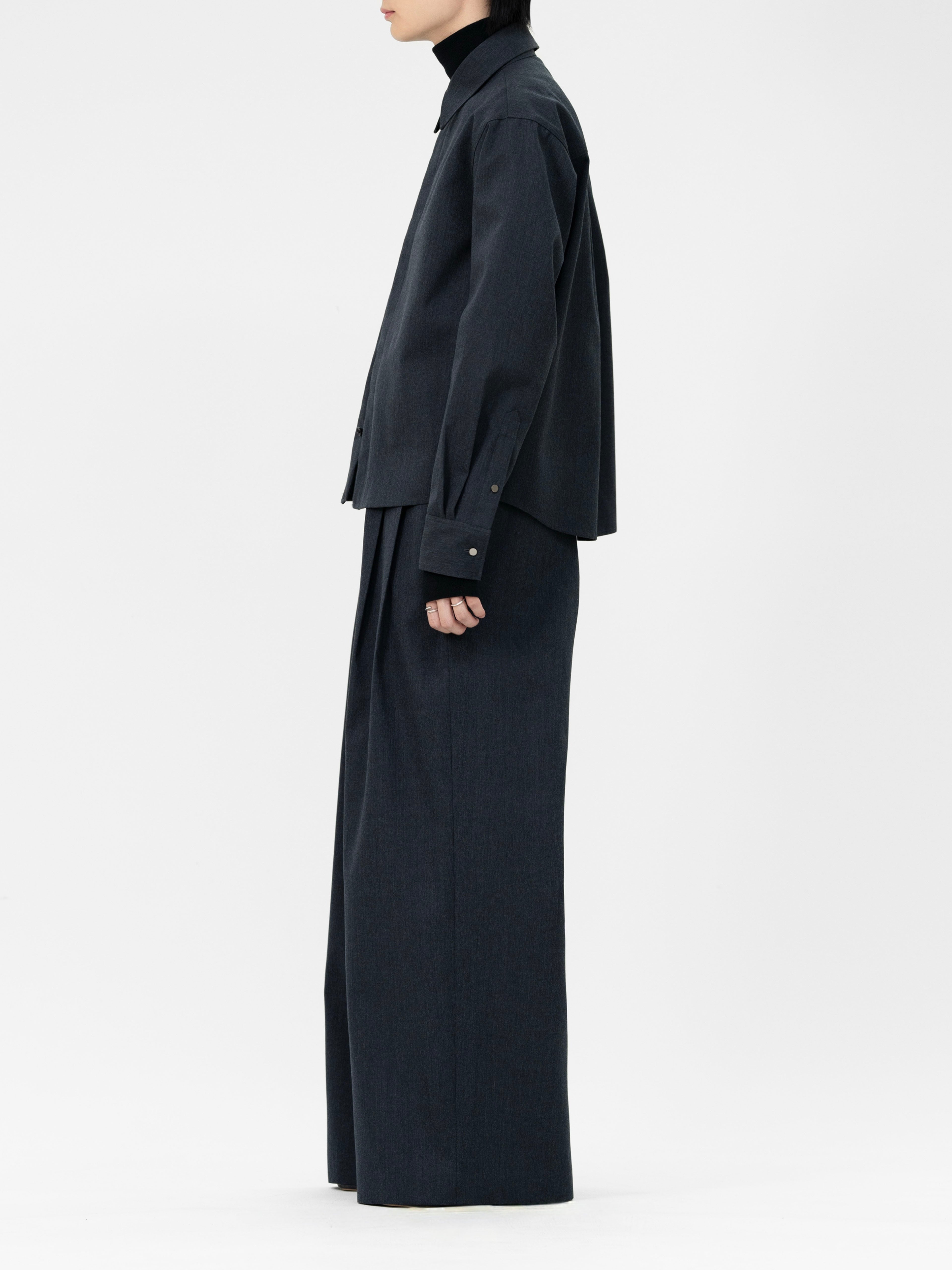 パンツ WOOL GABARDINE TUCK TAB PANTS パンツ WOOL GABARDINE TUCK TAB PANTS WOOL GABARDINE 2TUCKS TAB