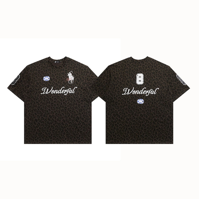 VINTAGE ストリート ヒョウ柄 Tシャツ T2178 VINTAGE ストリート ヒョウ柄 Tシャツ T2178