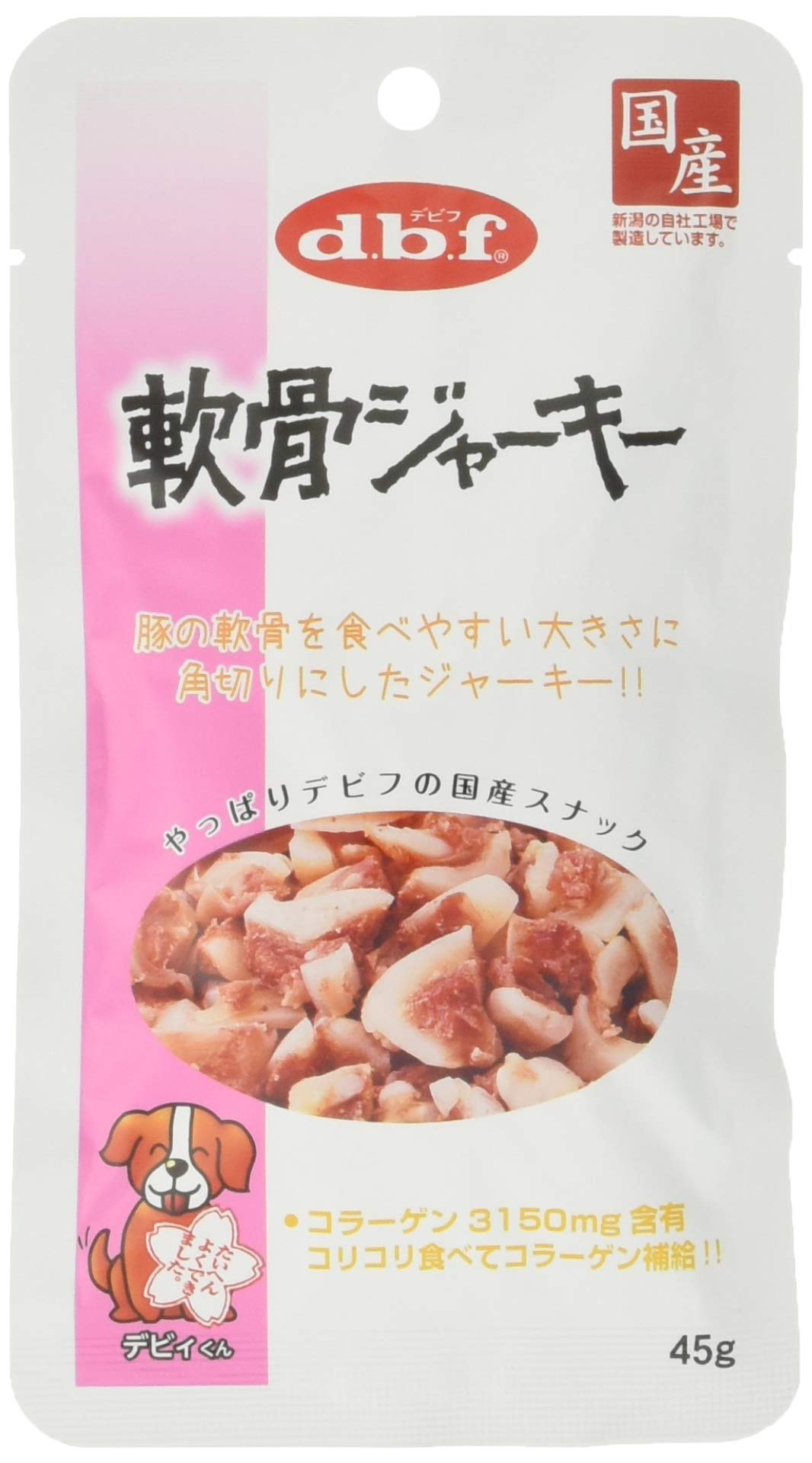 デビフ 犬用おやつ 軟骨ジャーキー 45グラム (x 6) (まとめ買い