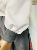 彼岸花カラーセーラーシャツ(白）受注生産品