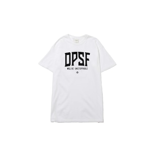 DPSF BIG LOGO TEE WHITE/BLACK