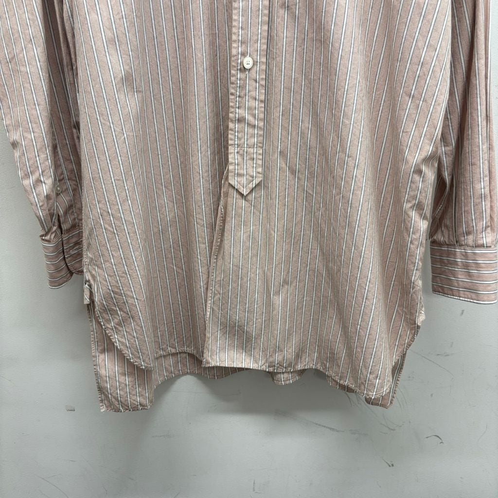 COMOLI コモリ 18SSバンドカラーシャツ ピンク系 M01-02002 size:0【中
