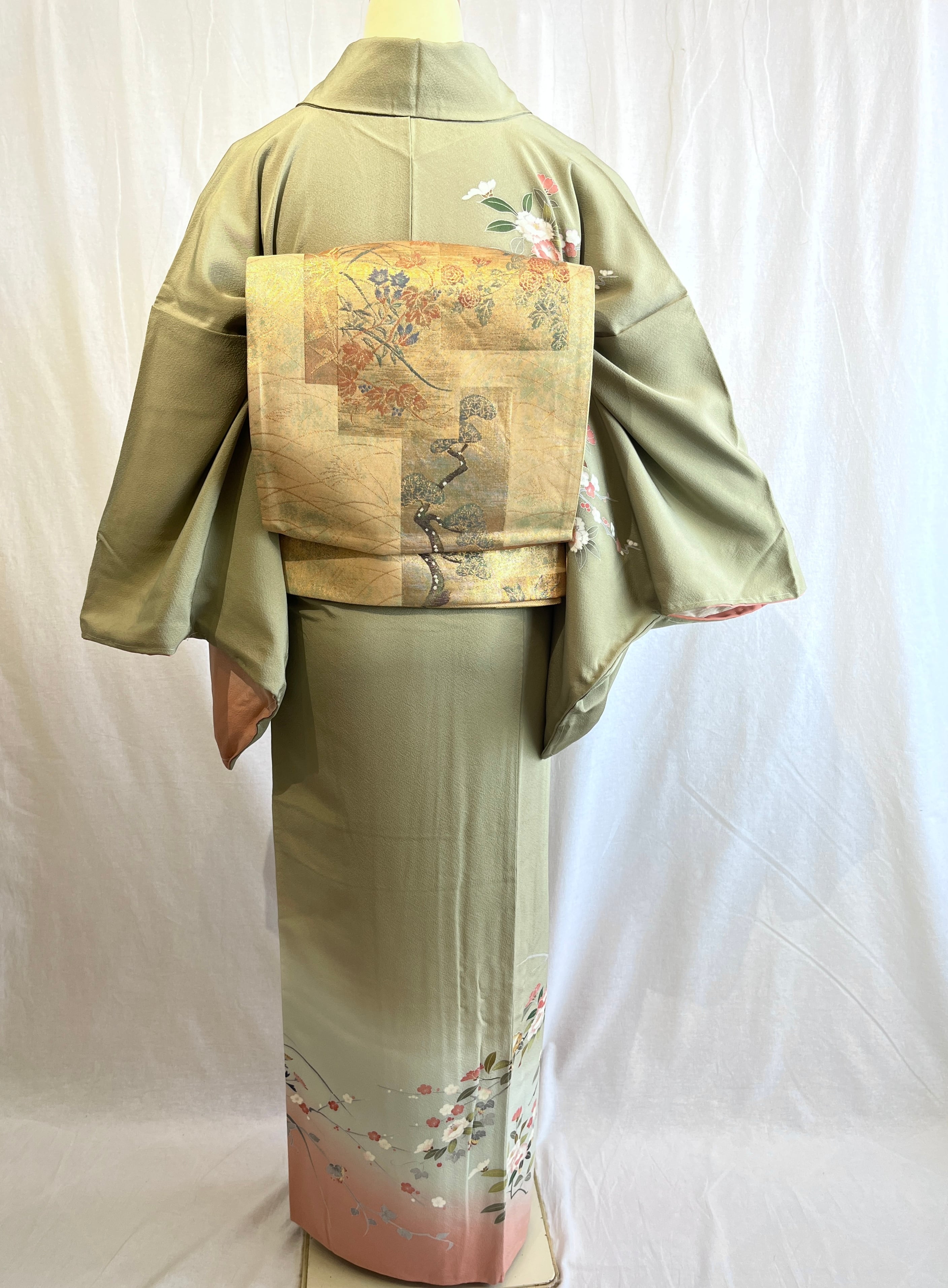 2293 高身長 作家物 加賀友禅 訪問着 袷単品 Houmongi (lined kimono) | リサイクル着物ショップ La遇 Used  Kimono Shop Lagu powered by BASE