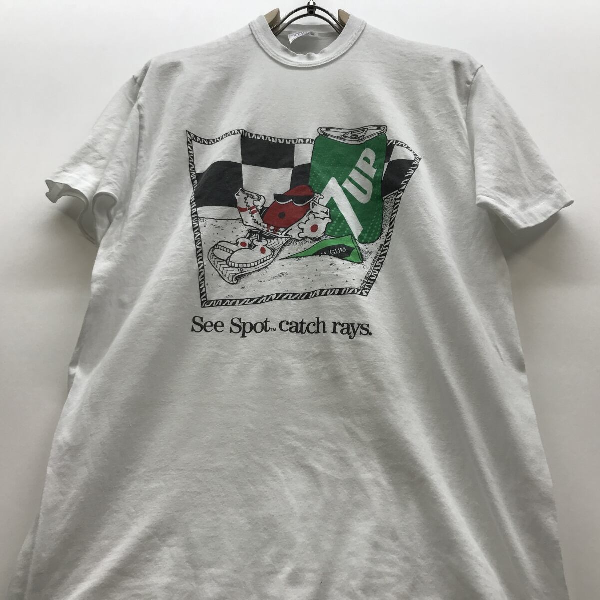 80年代 AdverTees White Rock Beverages アドバタイジングTシャツ USA製 メンズS ヴィンテージ /eaa247109