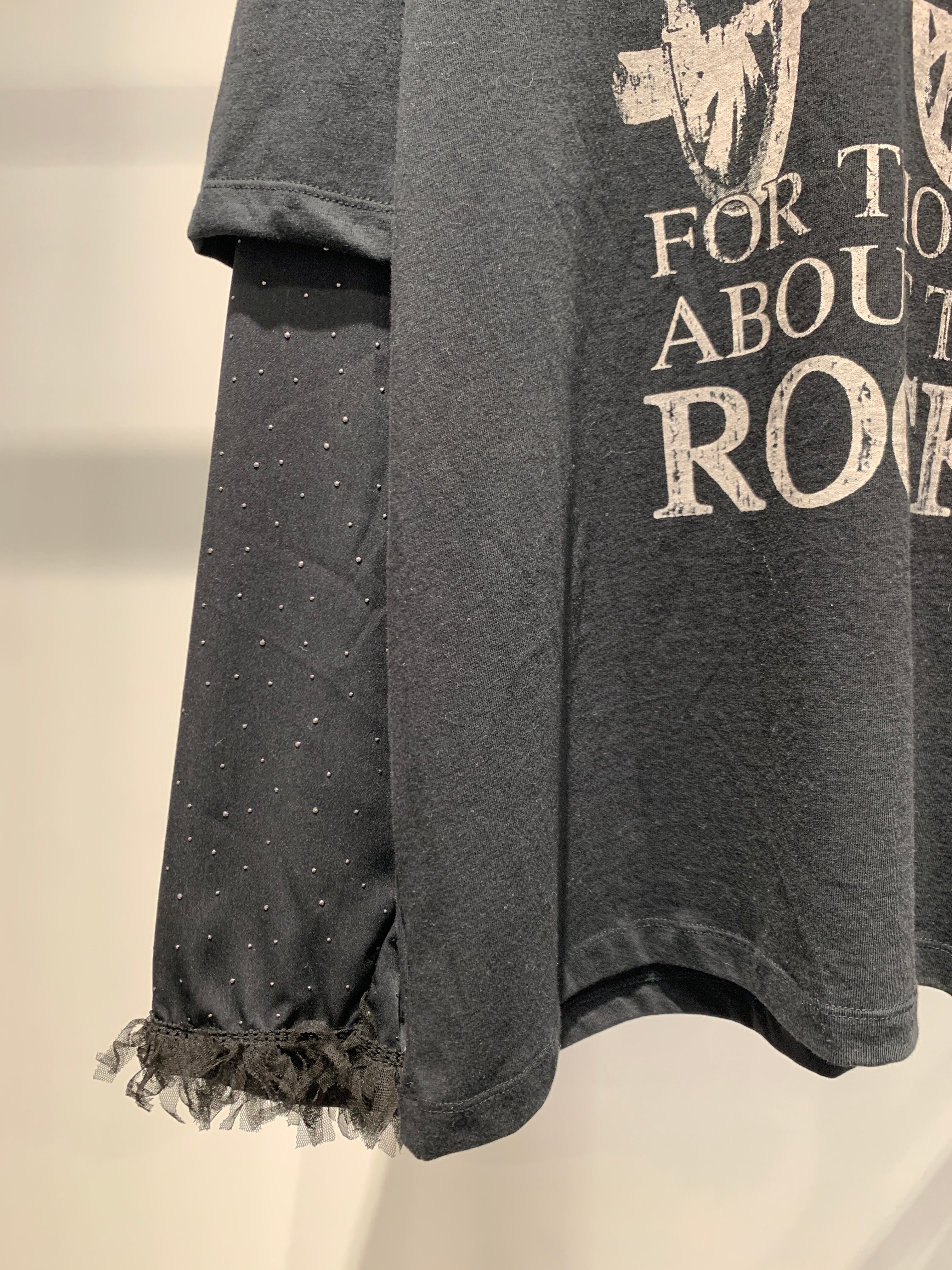 layered style T-shirt