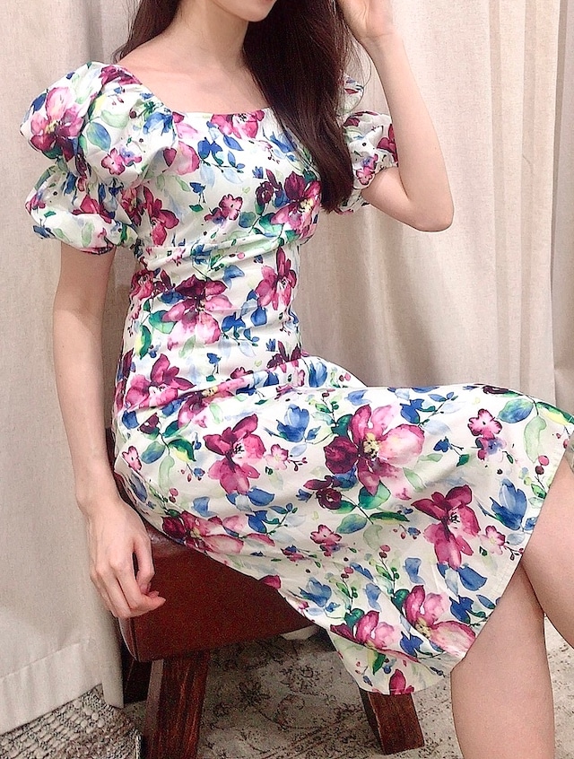 ROSE DRESS▷2WAY花柄ワンピース 