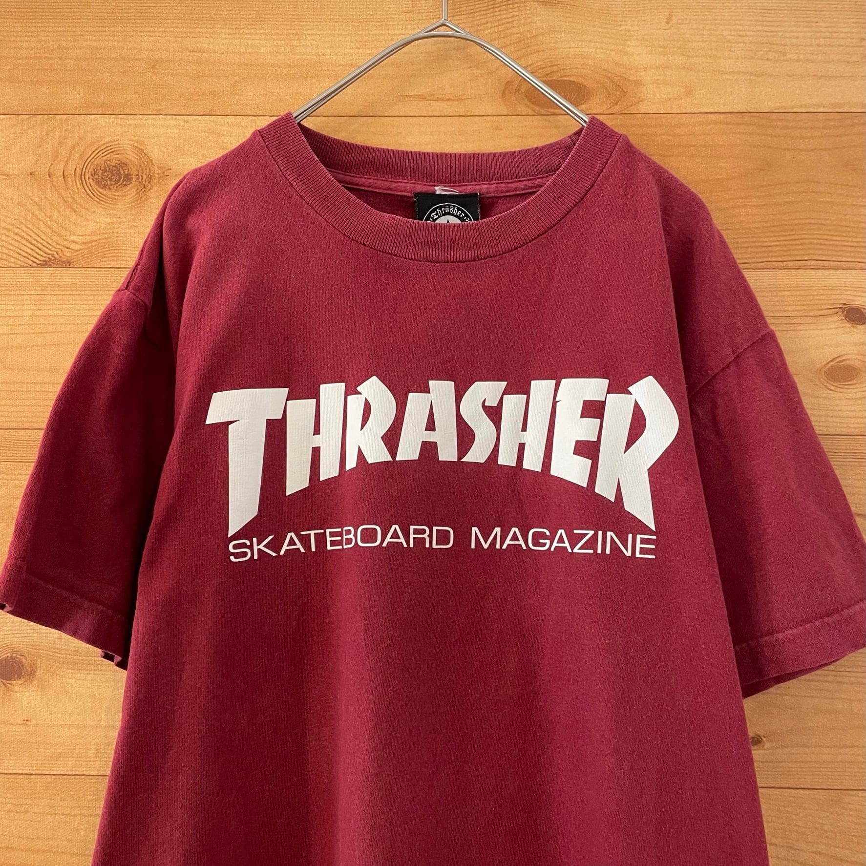 USA企画 Thrasher スラッシャー ロゴ Tシャツ プリント