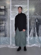 Wide Pleat Cropped Trousers