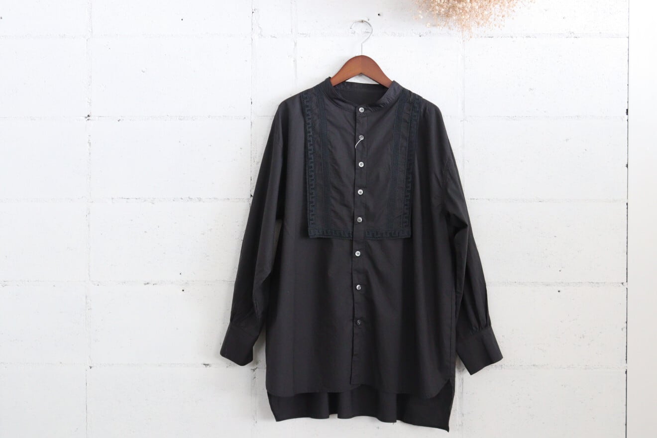 universal seven ナチュラルタイプライターイタリアンフィレレースヨークシャツ