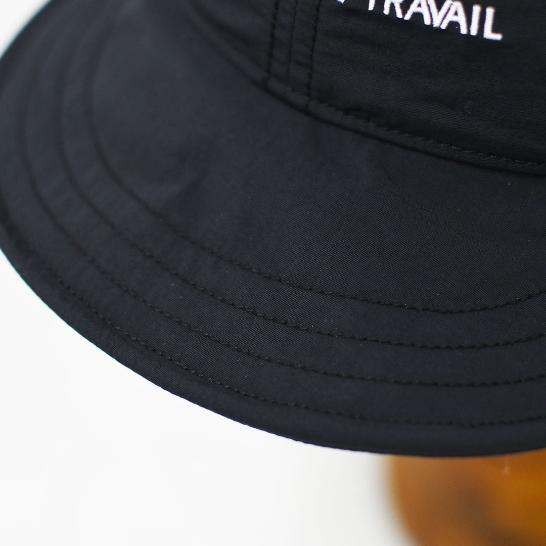 フラットバイザー Nylon taffeta 6panel cap ダントン キャップ