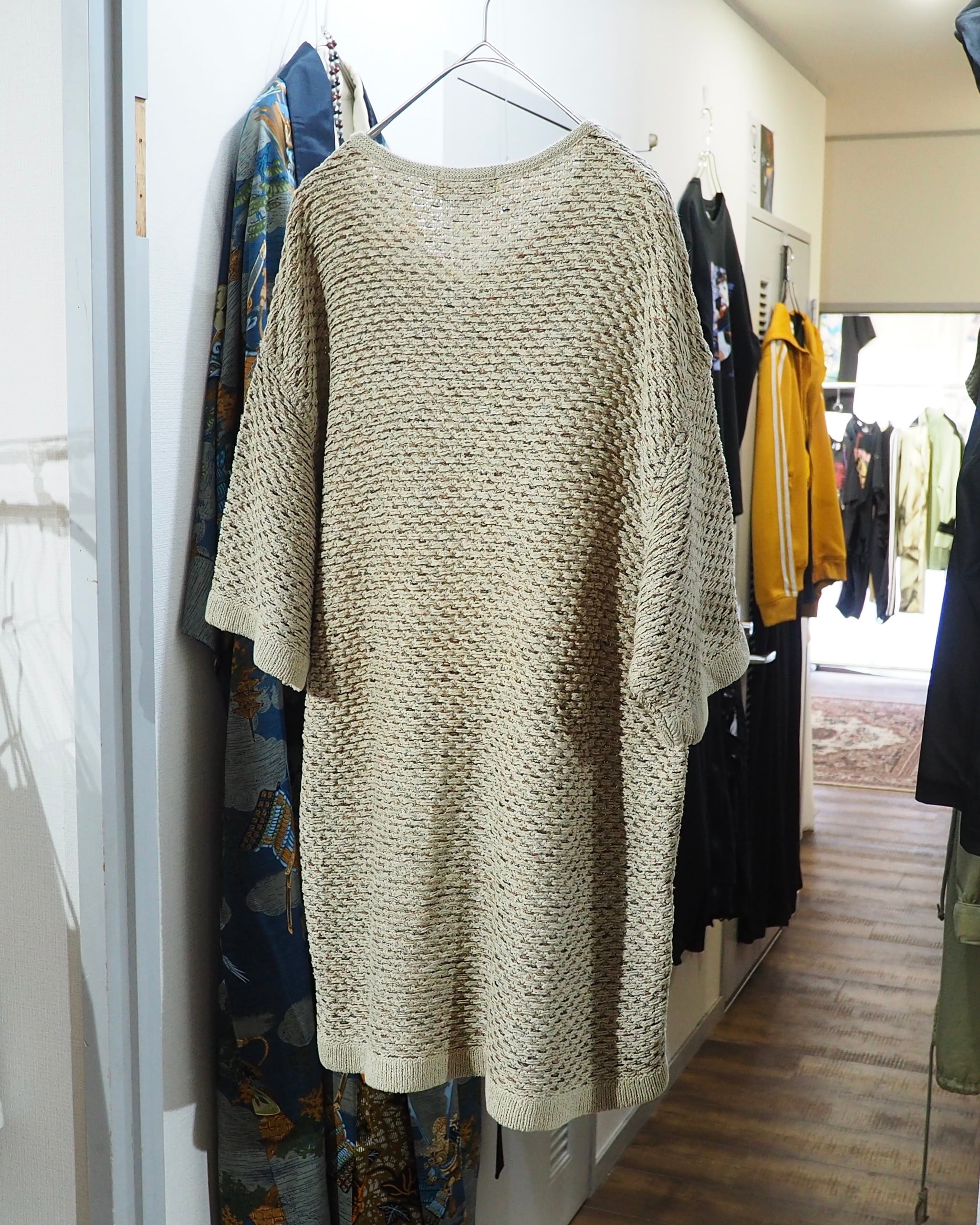 1990s " santa fe " Low gauge knitting vintage SS Tee