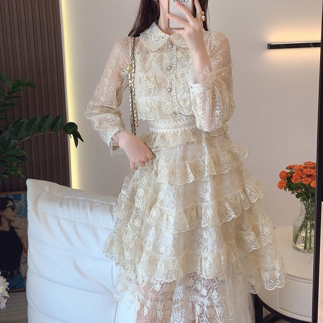 フルフリルワンピース（長袖Ver） 22WP10026