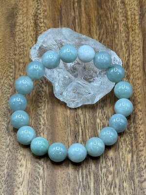 ミャンマー産翡翠 10mm 氷質. 025