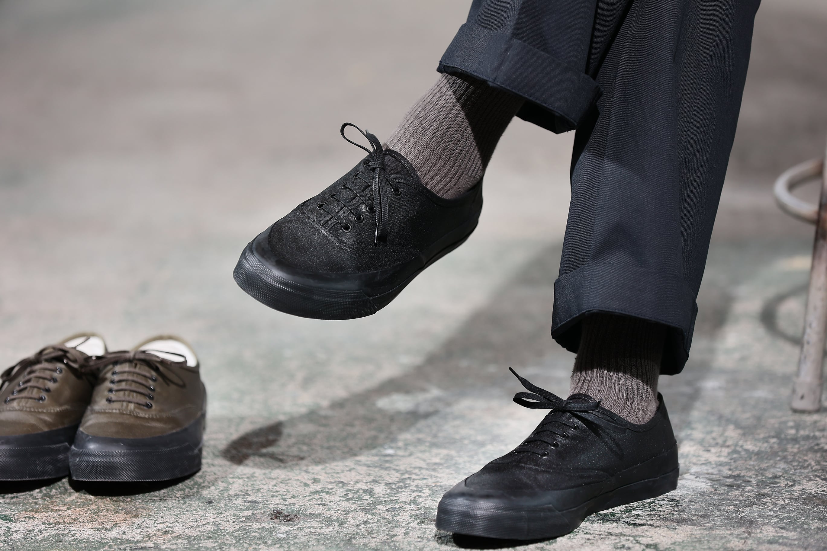 靴 ACVM WAXED COTTON P-DECK SHOES WAXED COTTON P-DECK SHOES | Peanuts&Co