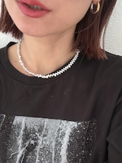 パールチップネックレス