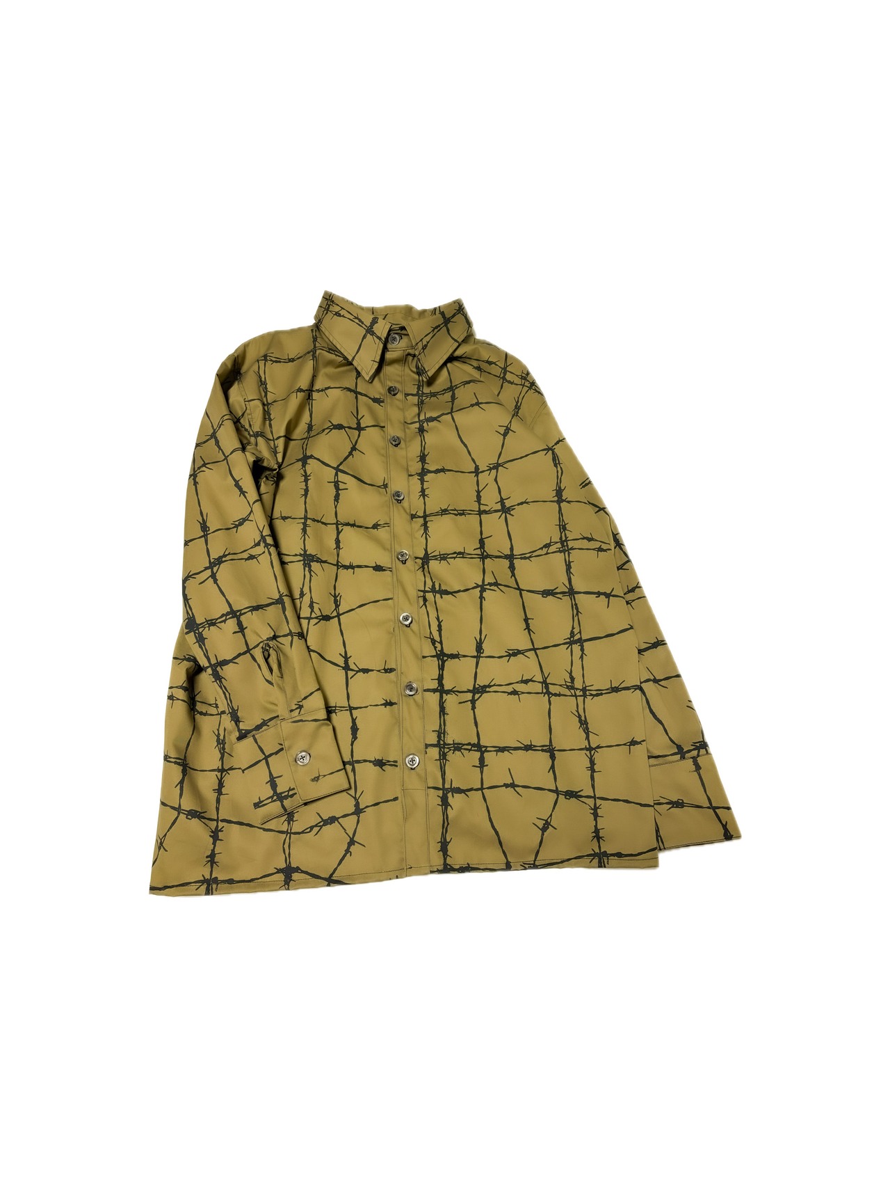 UNFINISHED 有刺鉄線シャツ25073