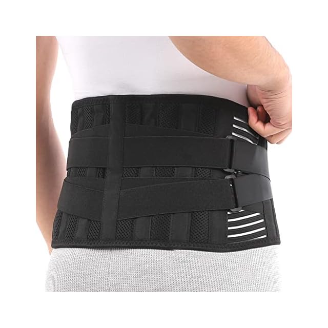 腰痛ベルトXXLサポーター 腰ベルト 骨盤 ブラック コルセット 腰痛