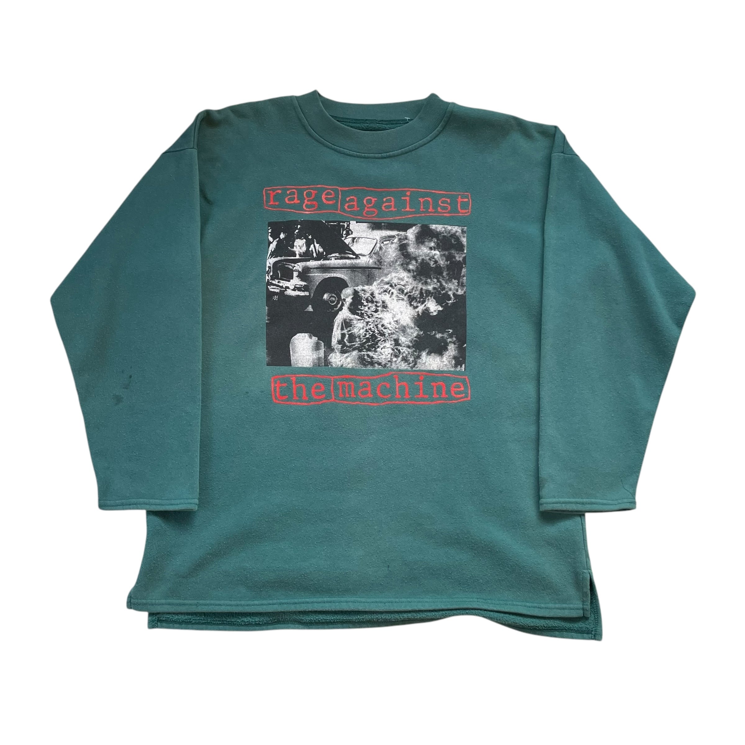 Special!!!! Euro Boot!! 1990s rage against the machine "burning monk" Sweat