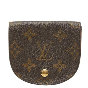 ルイ ヴィトン モノグラム ポルトモネ グゼ コインケース 小銭入れ M61970 ブラウン PVC レザー レディース LOUIS VUITTON 【中古】