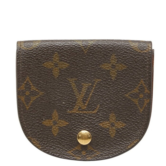 ルイ ヴィトン モノグラム ポルトモネ グゼ コインケース 小銭入れ M61970 ブラウン PVC レザー レディース LOUIS VUITTON 【中古】