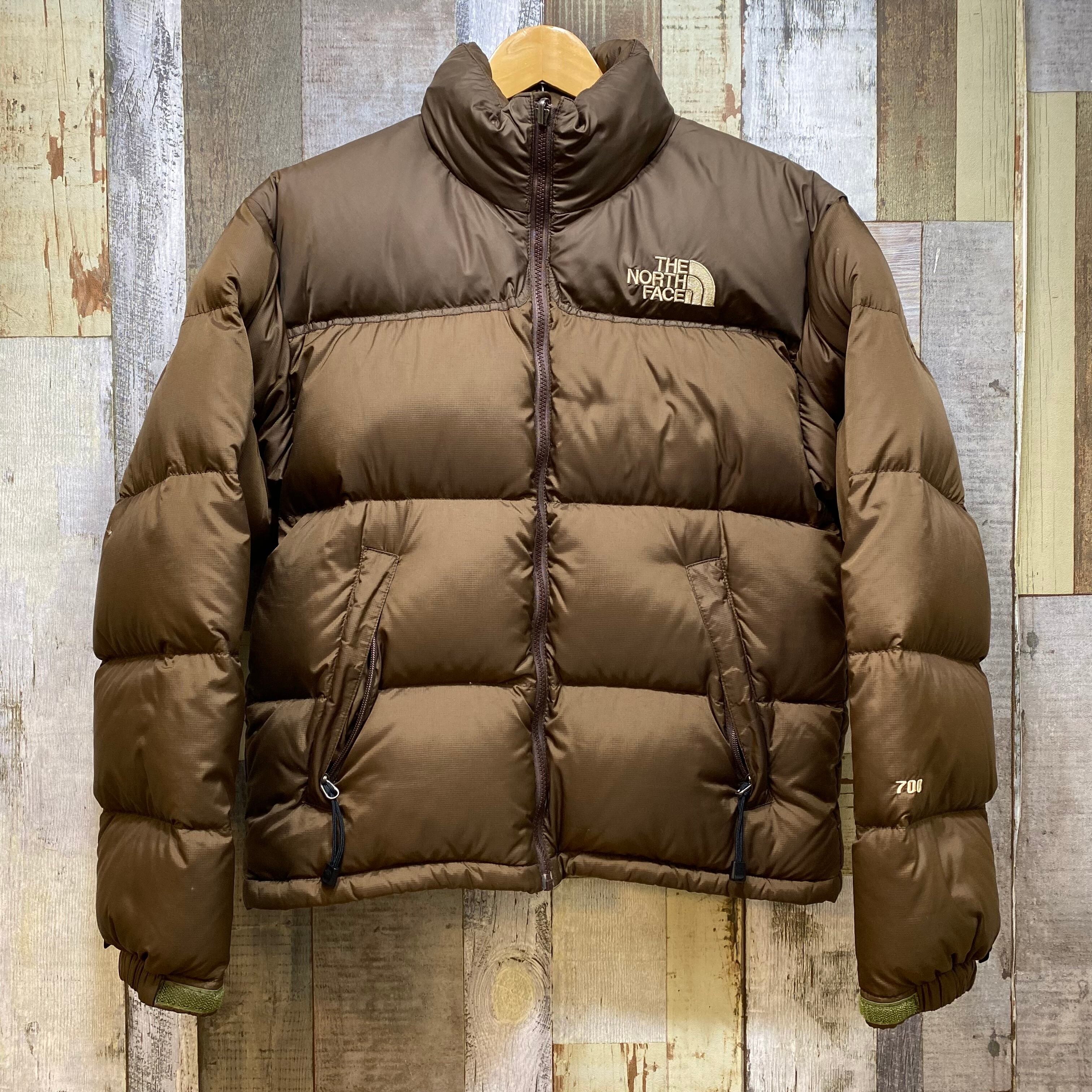 north face khaki padded jacket