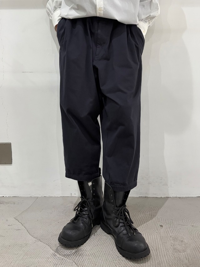 【yohji yamamoto POUR HOMME】cropped cotton pants