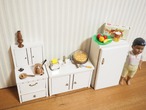 木製 ホワイトのキッチン家具 4点セット 画像15