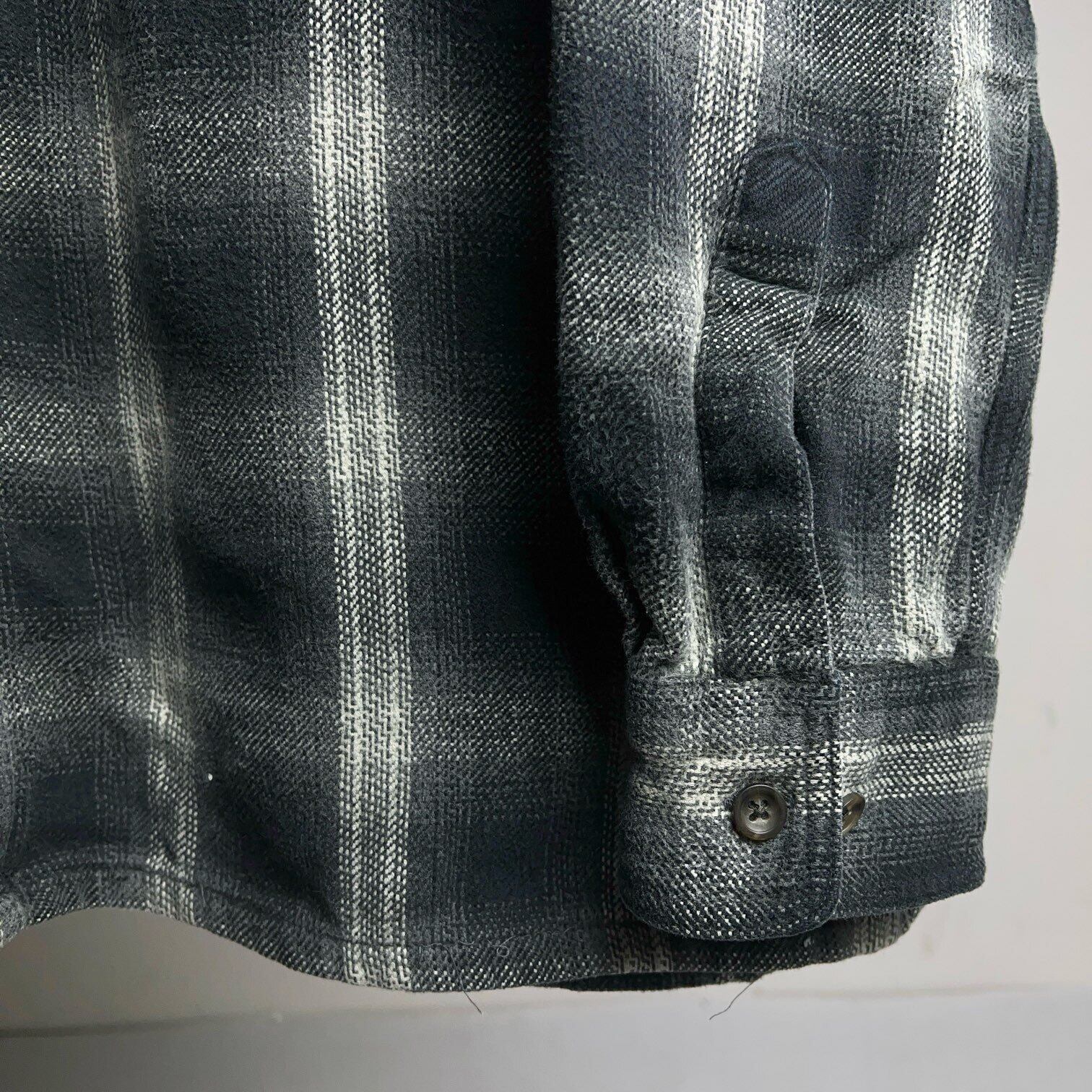 00's STJOHN'SBAY OMBRE PLAID Heavy Flannel Shirt 90年代 00年代 00's STJOHN'SBAY OMBRE PLAID Heavy Flannel Shirt 90年代 00年代
