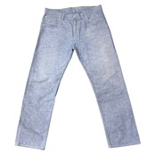【LOUIS VUITTON】ルイ・ヴィトン "LV Logo Embroidered Chambray" デニムパンツ