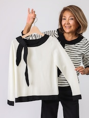 BEATRICE(リボンハイゲージニット)