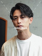 【メンズ】七三アップバング