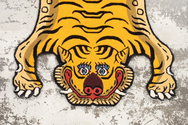 Tibetan Tiger Rug 《Sサイズ•ウール296》チベタンタイガーラグ