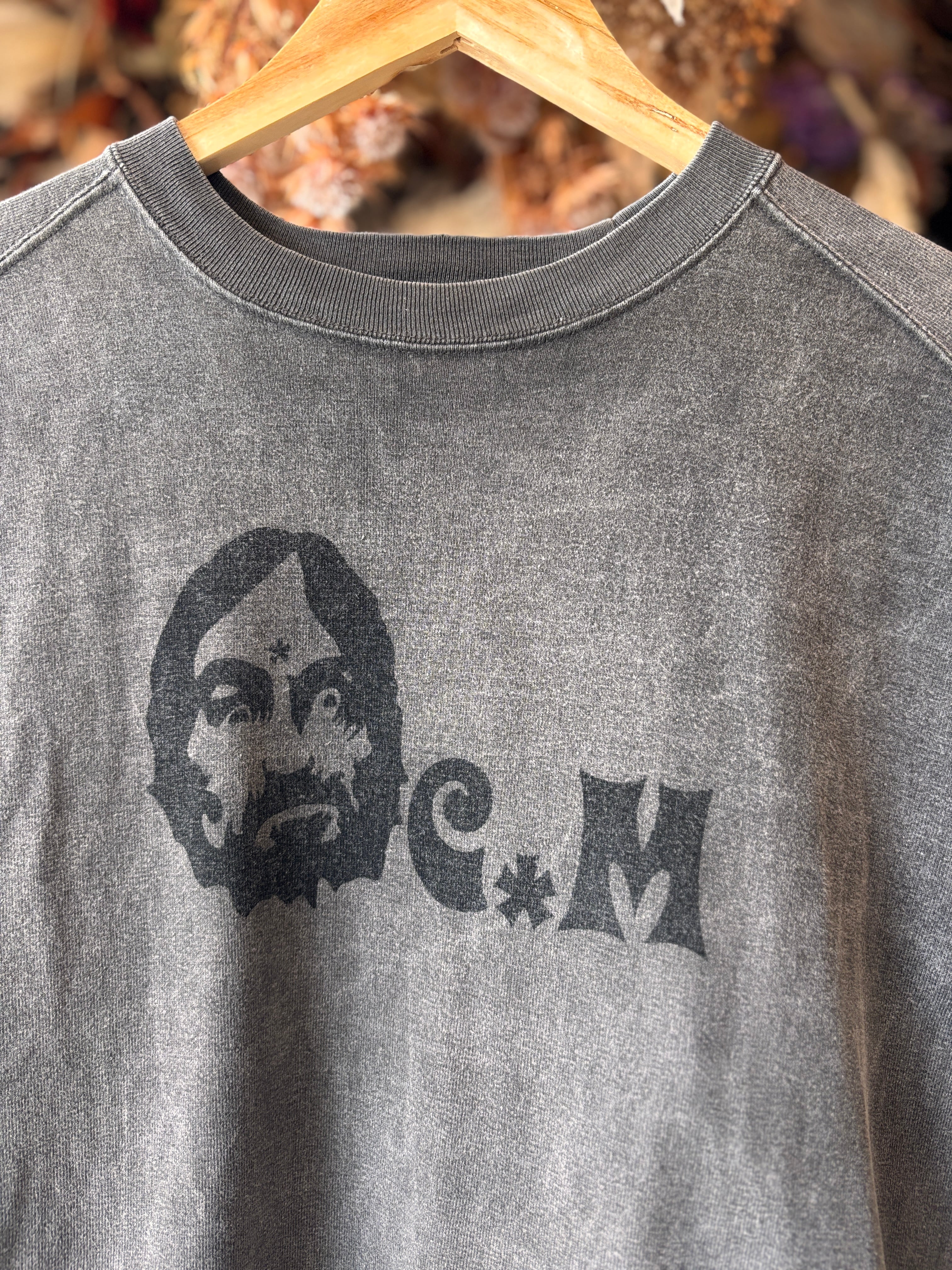 00s montage/Charles Manson Tee/M/チャリ－ルズマンソンプリントT