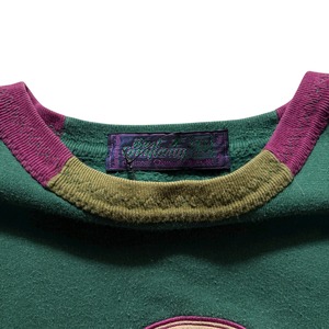 vintage BEST COMPANY bicolor sweat shirt
