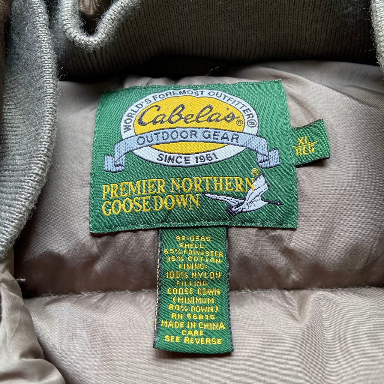 ビッグサイズ Cabela's カベラス アウトドア グースダウンベスト