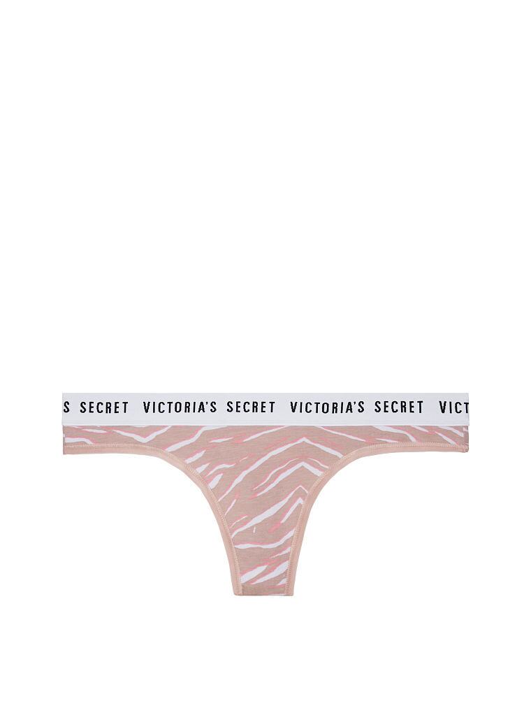VICTORIA'S SECRET（ヴィクトリアズ・シークレット）／STRETCH COTTON Logo Thong Panty |  YOKOHAMA STARCREW'S