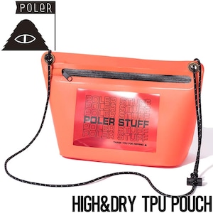 【送料無料】サコッシュ バッグ POLeR ポーラー HIGH&DRY TPU POUCH 241MCV0395 ORG 日本代理店正規品