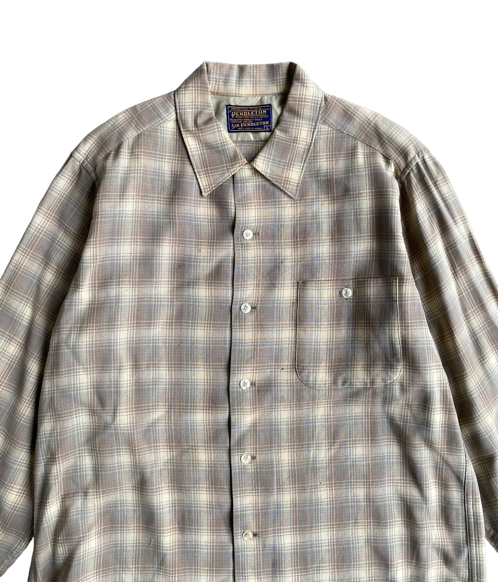 Vintage 60-70s L Ombre check shirt -Pendleton- | BEGGARS BANQUET 