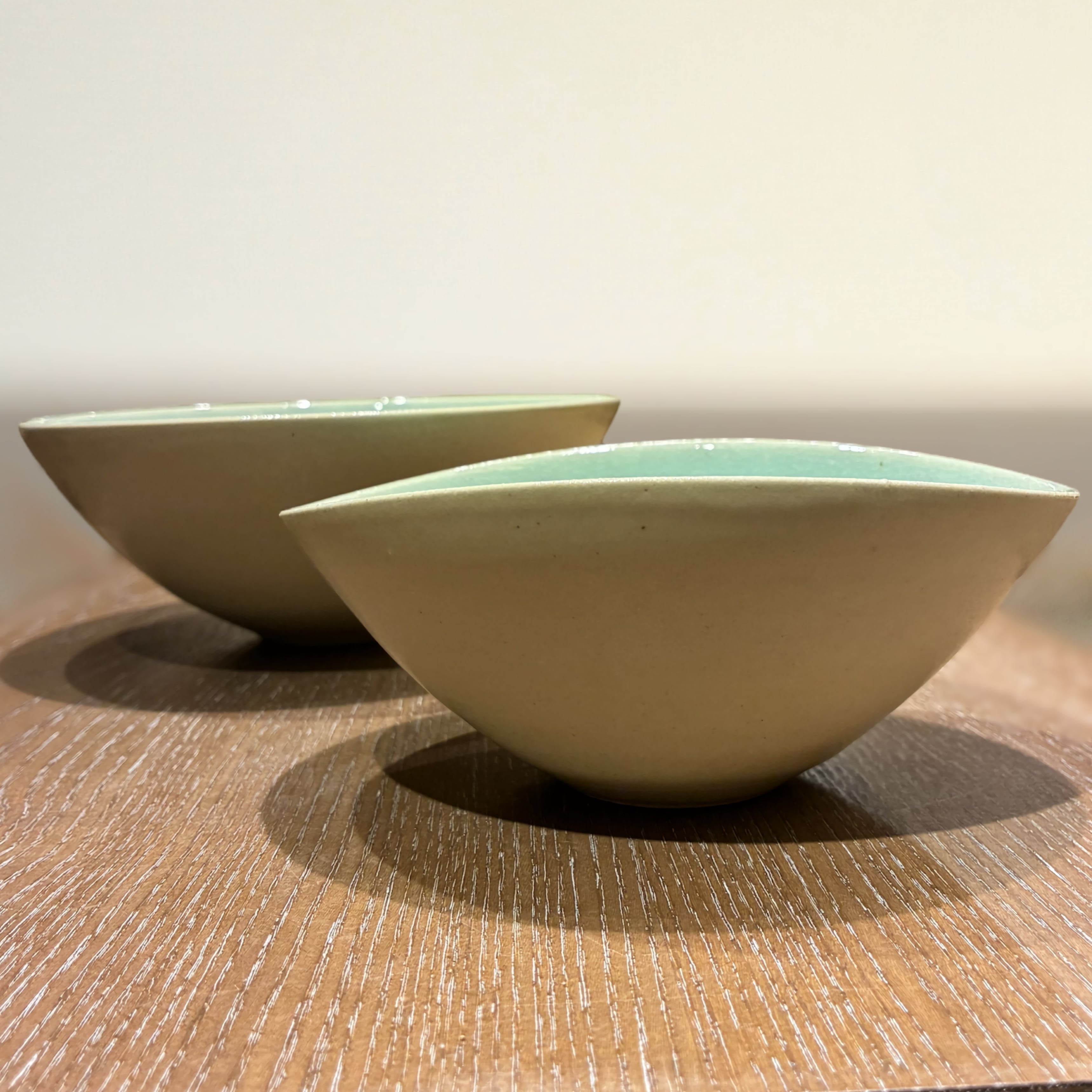 再入荷】ボウルS(350cc) たわみボウル 空色 | TSUNE;田中恒子の器