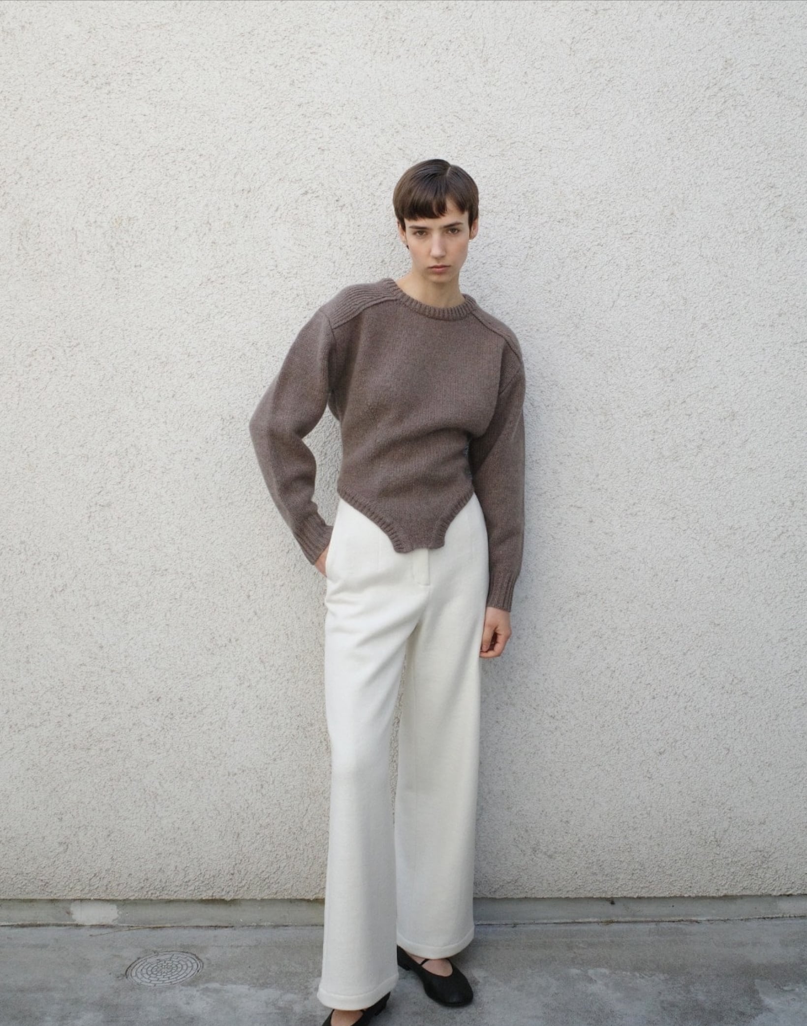 CLANE HIGH WAIST WIDE PANTS | FLICKA ASHIYA