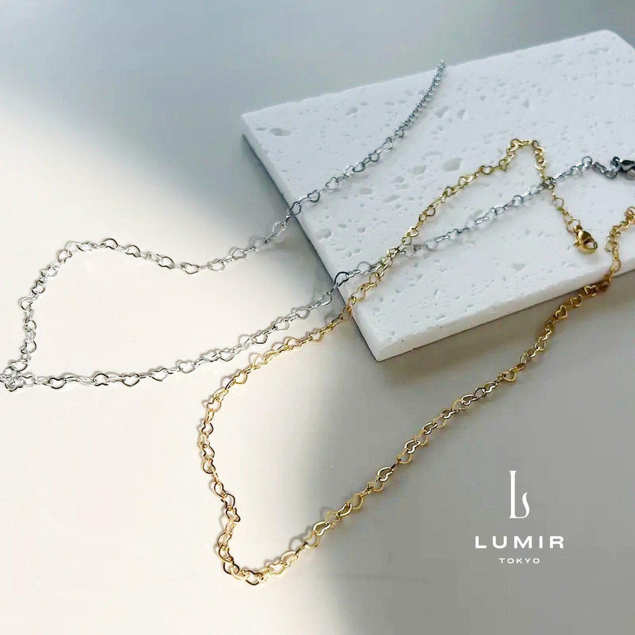 ラブリーハートリンクネックレス