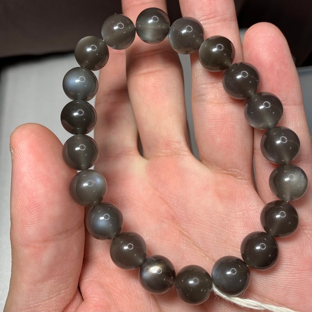 ブラックムーンストーンブレスレット