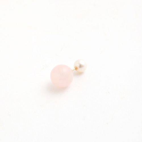 simmon／Candy_Pierce_Milky Pink（片耳）