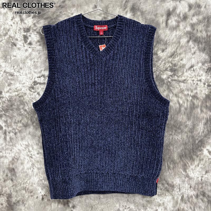 Supreme/シュプリーム【24AW】Chenille Sweater Vest/Vネック ニット 