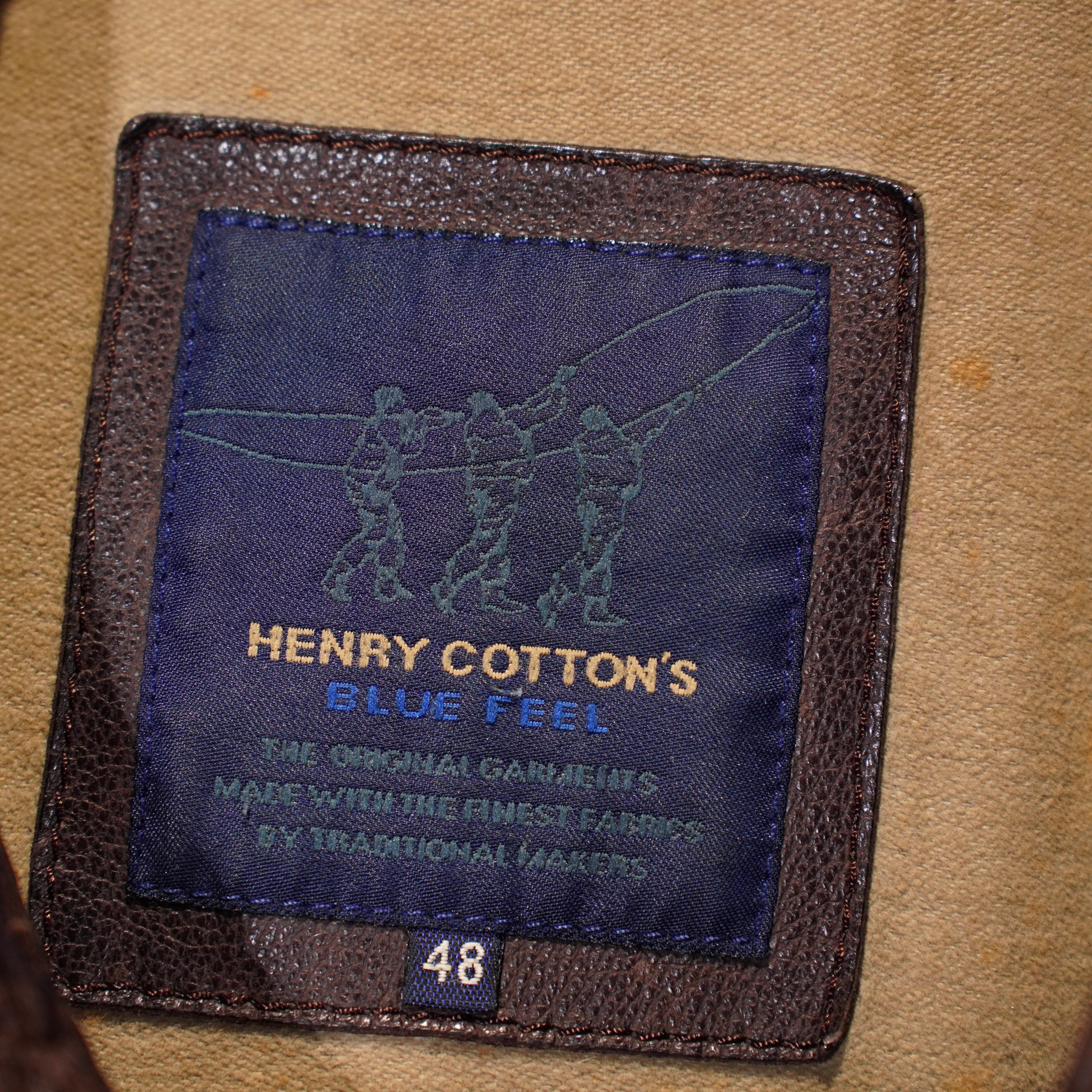 EU VINTAGE HENRY COTTON'S LEATHER COVERALL JACKET/ヨーロッパ古着